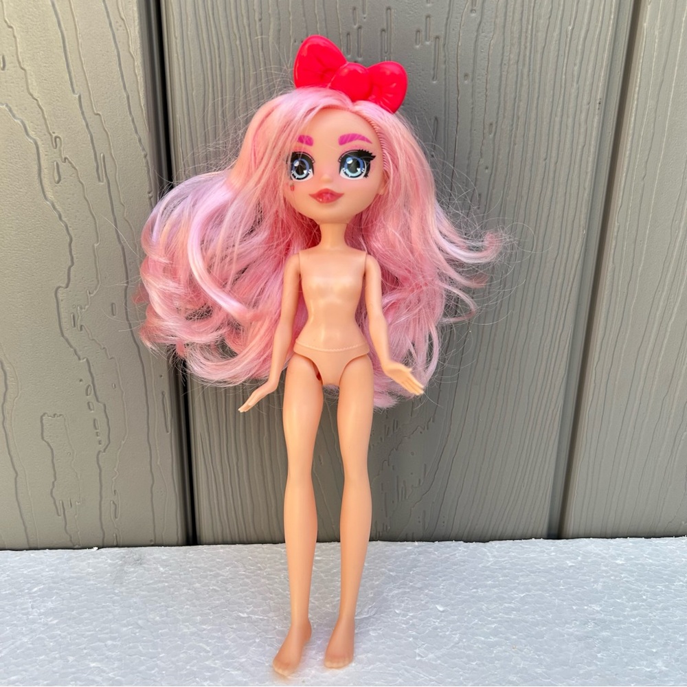 Sanrio Hello Kitty Eclair Doll Kawaii Fashion Doll by Mattel Pink Hair 9” Tall